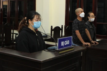 Bị cáo tại phiên tòa sơ thẩm.