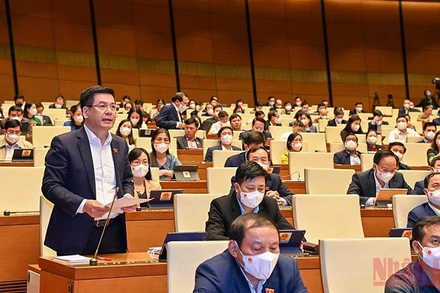 Bộ trưởng Công thương Nguyễn Hồng Diên. Ảnh: LINH NGUYÊN