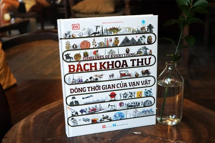 Cuốn "Bách khoa thư về dòng thời gian của vạn vật". (Ảnh: Đinh Tị Books)