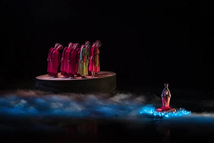 Cảnh trong vở ballet Kiều.