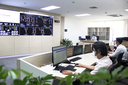 Trung tâm giám sát lưới điện EVNCPC.
