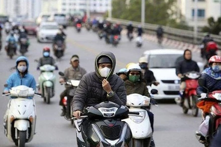 Khu vực Hà Nội có mưa vài nơi, trời rét với nhiệt độ thấp nhất 14-17 độ C. (Ảnh minh họa)