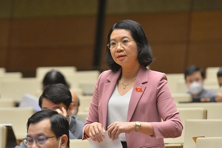 Đại biểu Mai Thị Phương Hoa, Đoàn đại biểu Quốc hội tỉnh Nam Định. Ảnh: quochoi.vn