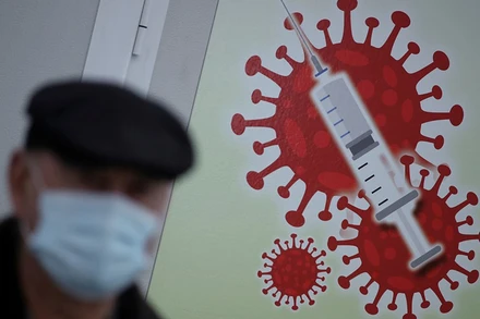 Ảnh chụp tại một trung tâm tiêm chủng tại Bỉ, tháng 3/2021. (Ảnh: Reuters)