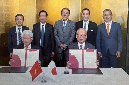 Lễ ký Bản ghi nhớ hợp tác (MOC) giữa VAMAS và NAGOMi (Ảnh: Dolab).