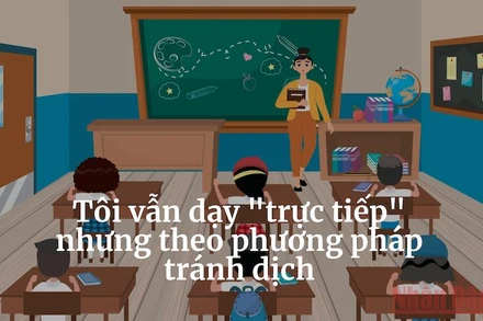 Tôi vẫn dạy "trực tiếp" nhưng theo phương pháp tránh dịch