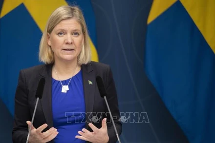 Bà Magdalena Andersson. (Ảnh: THX/TTXVN)