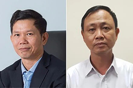 Hai bị can: Hồ Đắc Hiếu (trái) và Hà Văn Thuận. (Ảnh: Bộ Công an)