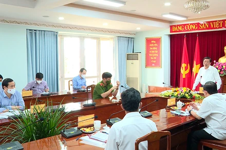 Quang cảnh buổi làm việc.