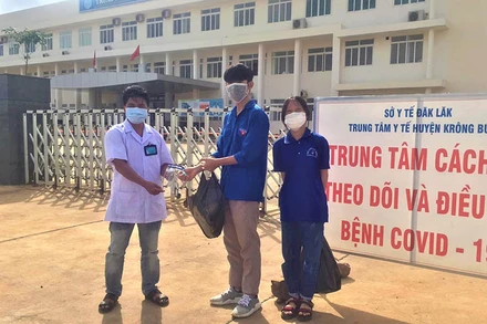 Trung tâm Y tế huyện Krông Búk, nơi điều trị cho các bệnh nhân Covid-19 trên địa bàn huyện.