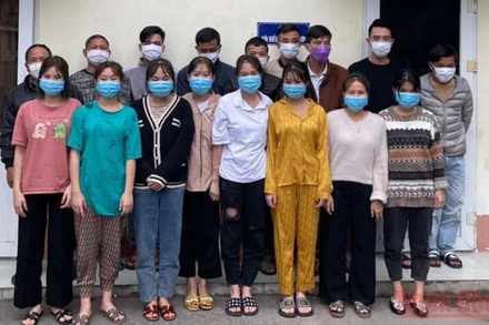 Quảng Ninh tạm giữ hình sự các đối tượng tổ chức sử dụng trái phép chất ma túy