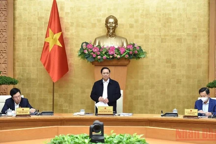 Thủ tướng Phạm Minh Chính chủ trì cuộc họp.