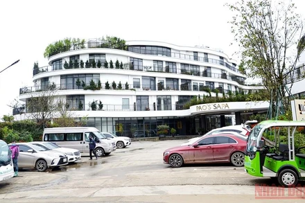 Khách sạn Pao’s Sa Pa ở phường Cầu Mây, thị xã Sa Pa đã dỡ bỏ phong tỏa từ chiều 12/11.