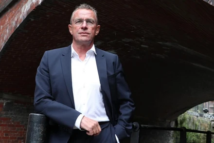 Ralf Rangnick, HLV tạm quyền của MU trong 6 tháng cuối mùa giải. (Ảnh: The Times)