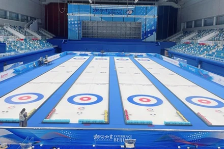 Khu thể thao dưới nước Ice Cube. (Nguồn: TTXVN)