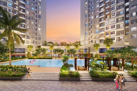 Cuộc sống 365 ngày của cư dân New Galaxy Nha Trang sẽ giống như kỳ nghỉ dưỡng. (Ảnh: Hưng Thịnh Land)