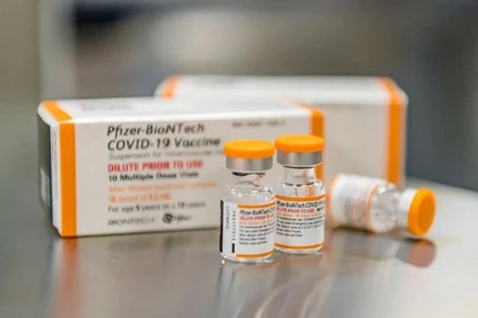 Vaccine ngừa Covid-19 dành cho trẻ em của Pfizer/BioNTech. (Ảnh: Reuters)