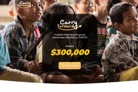 Chiến dịch gây quỹ hỗ trợ trẻ em và học sinh Việt Nam bị ảnh hưởng bởi dịch Covid-19. 