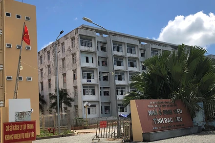 Bạc Liêu tận dụng Khu ký túc xá sinh viên của tỉnh làm khu cách lý tập trung các ca nhiễm Covid-19. (Ảnh Trọng Duy)