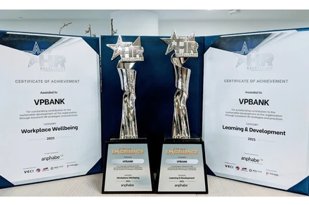 Đây là lần đầu tiên Ngân hàng đón nhận 2 giải thưởng uy tín này.