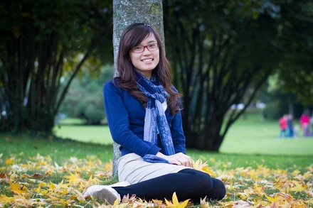 Phạm Thị Thắng tại Pháp. (Ảnh: Nhân vật cung cấp)