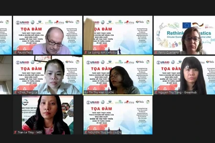 Các đại biểu tham dự tọa đàm. (Ảnh chụp màn hình)