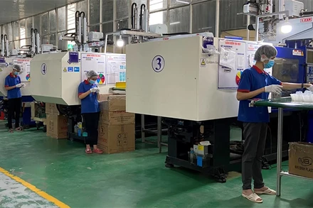 Sản xuất tại một doanh nghiệp trong khu công nghiệp Biên Hòa 2, tỉnh Đồng Nai (Ảnh minh họa: Thiên Vương).