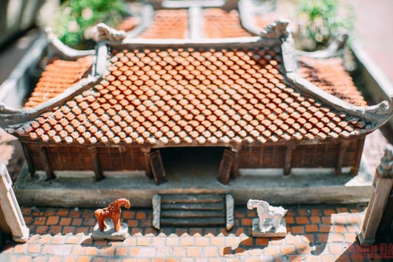 Gìn giữ dấu tích xưa từ những mô hình tiểu cảnh