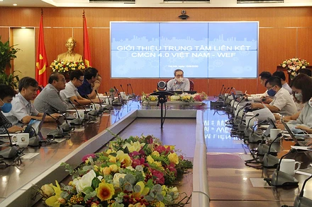 Toàn cảnh buổi làm việc.