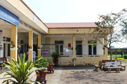 Khu cách ly tại Bệnh viện đa khoa huyện Quảng Xương.