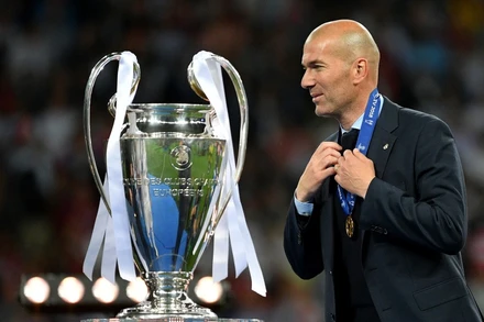 Zidane, một chuyên gia kiến tạo lịch sử. (Ảnh: Getty Images)