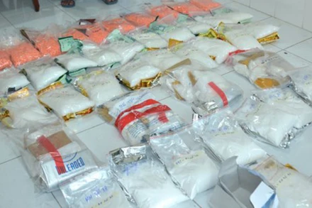 Lượng ma túy do Thái vận chuyển bị phát hiện bắt giữ. (Ảnh: CACC).