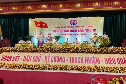 Đại hội đại biểu Đảng bộ Bộ Tư lệnh Cảnh sát cơ động diễn ra trong ngày 30-8.