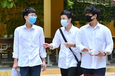 Thí sinh Kỳ thi tốt nghiệp THPT 2020 (Ảnh: THUỶ NGUYÊN)