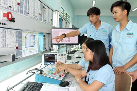 Đào tạo tại Trường Cao đẳng công nghệ quốc tế Lilama 2 (Ảnh: Lilama2).