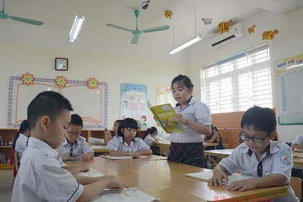 Học sinh tiểu học (Ảnh: DUY LINH)