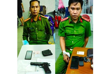 Tạm giữ hai đối tượng giả danh công an