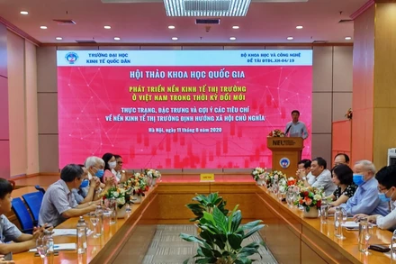 Xây dựng bộ tiêu chí kinh tế thị trường định hướng XHCN