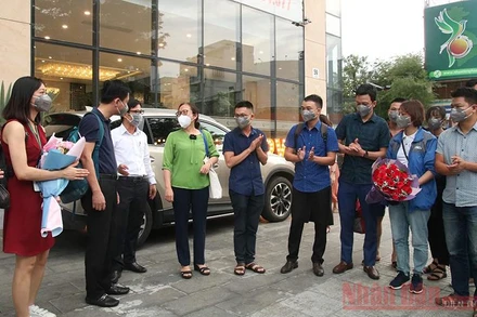 Đoàn cán bộ y tế tỉnh Nghệ An đã có mặt tại Đà Nẵng vào chiều tối ngày 20-8.