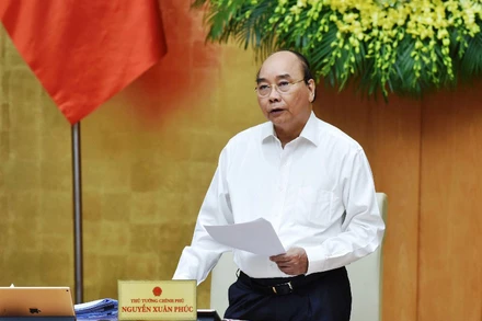 Thủ tướng Nguyễn Xuân Phúc chủ trì phiên họp Chính phủ thường kỳ tháng 7.