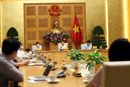 Phó Thủ tướng Vũ Đức Đam chủ trì cuộc họp. (Ảnh: VGP)