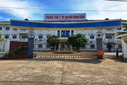 Cơ sở 2, Trung tâm Y tế huyện Bình Sơn (Quảng Ngãi), nơi điều trị bệnh nhân mắc Covid-19.