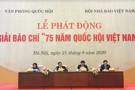 Phát động Giải báo chí "75 năm Quốc hội Việt Nam”