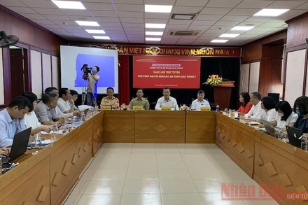 Lễ phát động cuộc thi “Chung tay vì an toàn giao thông” trên mạng xã hội VCNet được tổ chức tại trụ sở Báo điện tử Đảng Cộng sản Việt Nam, sáng 26-8-2020.