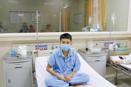 Sau 10 ngày điều trị, sức khỏe em L. đã hồi phục hoàn toàn.