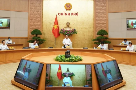 Thủ tướng Nguyễn Xuân Phúc chủ trì cuộc họp Thường trực Chính phủ.