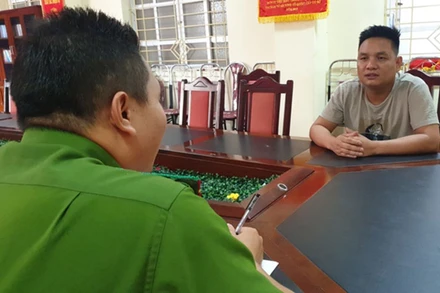 Đối tượng Lê Bá Kiên (tức Kiên Quỳnh), sinh năm 1977, bị bắt giữ.