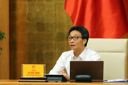 Phó Thủ tướng Vũ Đức Đam, Trưởng Ban Chỉ đạo chủ trì cuộc họp.