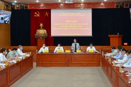 Ban Chỉ đạo T.Ư thực hiện Quy chế dân chủ ở cơ sở triển khai nhiệm vụ 6 tháng cuối năm