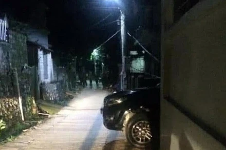 Hiện trường xảy ra vụ việc.